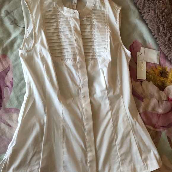 LAUNDRY BY SHELLI SEGAL Sleeveless blouse NWT - Picture 3 of 12